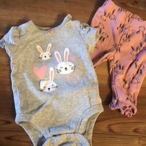 Some Bunny loves me Carters set